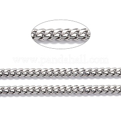 Tarnish Resistant 304 Stainless Steel Cuban Link Chain&nbsp;STAS-B019-02D-P