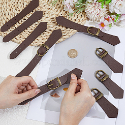 6 Sets PU Leather Toggle Buckles&nbsp;FIND-CL0002-15B