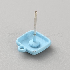 Alloy Stud Earring Findings&nbsp;FIND-WH20023-012G