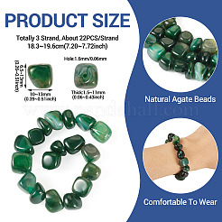 3 Strands Natural Agate Beads Strands&nbsp;G-TA0002-69