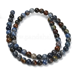 Natural Dumortierite Beads Strands&nbsp;G-F826-A01-4mm