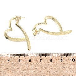 Valentine's Day Alloy Dangle Stud Earrings&nbsp;EJEW-F408-04G