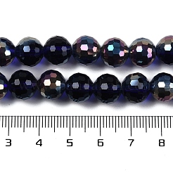 Transparent Electroplate Glass Beads Strands&nbsp;EGLA-N002-31-H05