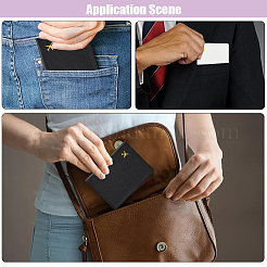 2Pcs 2 Colors PVC Passport Protector Covers&nbsp;AJEW-CL0005-16B