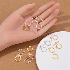 60Sets 4 Colors Alloy Toggle Clasps&nbsp;FIND-YW0001-37