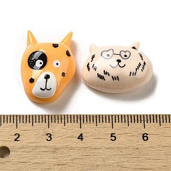 Opaque Resin Decoden Cabochons&nbsp;RESI-G090-06
