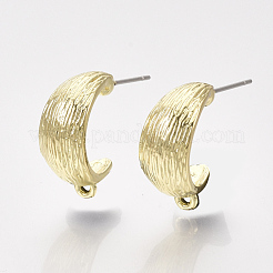Alloy Stud Earring Findings&nbsp;PALLOY-S125-034