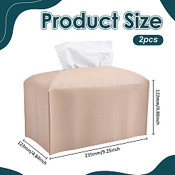 PU Leather Tissue Storage Box&nbsp;AJEW-WH0609-769A