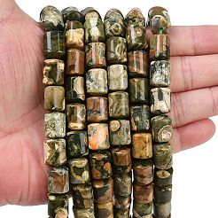 Natural Rhyolite Jasper Beads Strands&nbsp;G-S396-03B