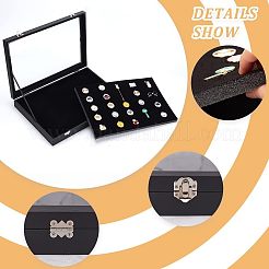 Wood Pin Display Case&nbsp;CON-WH0084-31