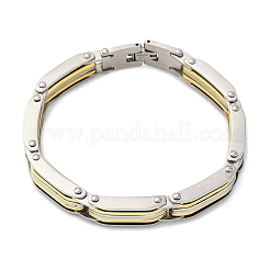 304 Stainless Steel Link Chain Bracelets for Women Men&nbsp;BJEW-R018-09GP