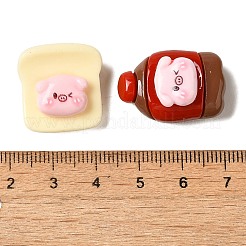 Opaque Resin Imitation Food Decoden Cabochons&nbsp;RESI-H164-01