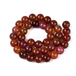 Dyed Natural Agate Beads Strands&nbsp;G-Q606-45A-05