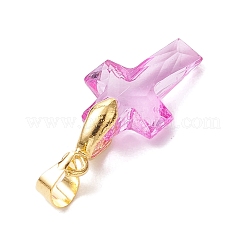 Transparent Acrylic Pendants&nbsp;PALLOY-JF03998-02