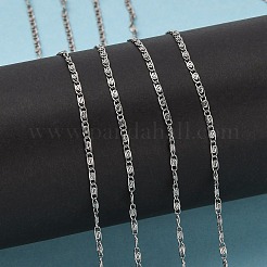 Non-Tarnish 3.28 Feet 304 Stainless Steel Lumachina Chains&nbsp;X-CHS-K002-21A