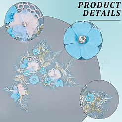 Polyester Embroidery Lace Sewing Ornaments&nbsp;DIY-WH2031-077A-02