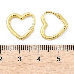 Brass Huggie Hoop Earrings&nbsp;LS-EJEW-C502-09G