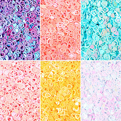 125G 5 Colors Plastic Sequins Beads&nbsp;PVC-TA0001-05B