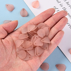 Transparent Frosted Acrylic Pendants&nbsp;MACR-S371-09A-763