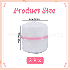 2Pcs Polyester Laundry Drawstring Bags&nbsp;ABAG-DJ0001-31