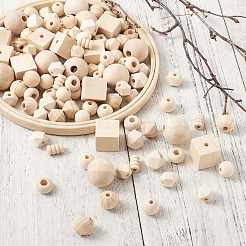 Unfinished Wood Beads&nbsp;WOOD-TA0002-14