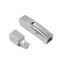 Non-Tarnish 316 Stainless Steel Bayonet Clasps&nbsp;STAS-K282-08D-P