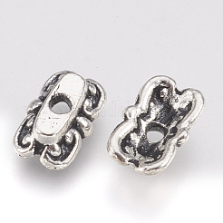 Tibetan Style Alloy Bead Caps&nbsp;TIBE-T011-174AS-LF