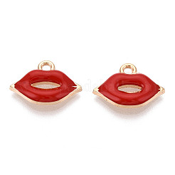 Alloy Enamel Pendants&nbsp;X-ENAM-S121-093
