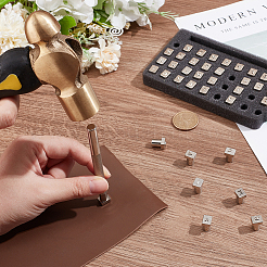 DIY Letter and Number Stamping Punch Tool Set&nbsp;TOOL-WH0164-02P-01