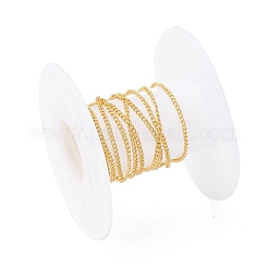 Brass Curb Chains&nbsp;CHC-O001-03G