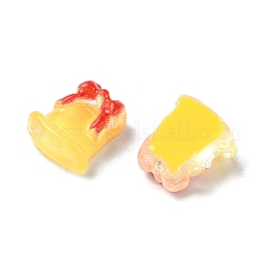 Yellow Christmas Series Resin Cabochons&nbsp;CRES-Q006-02A