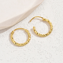 Fashionable Casual Brass Hoop Earrings&nbsp;XY7128