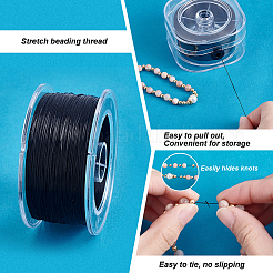 Flat Elastic Crystal String&nbsp;EW-WH0016-02A-02