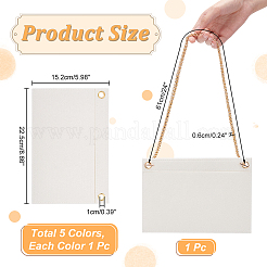 5Pcs 5 Colors Wool Felt Bag Organizer Inserts&nbsp;DIY-WR0007-25
