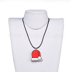 Printed Basswood Pendant Necklaces&nbsp;NJEW-JN02411-06