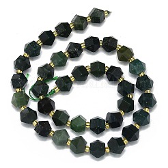 Natural Moss Agate Beads Strands&nbsp;G-I376-A25-01