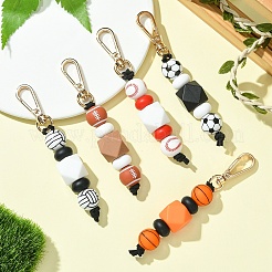 Silicone Ball Keychains&nbsp;KEYC-YW00147-01