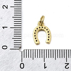 Brass Micro Pave Cubic Zirconia Pendants&nbsp;X-KK-I360-085G