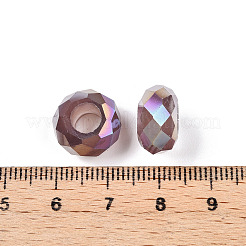 Imitation Jade Glass European Beads&nbsp;GPDL-N005-B14mm-A04