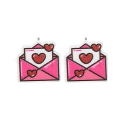 Wood Stud Earrings&nbsp;EJEW-M063-01X