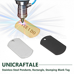 15Pcs 3 Colors 304 Stainless Steel Pendants&nbsp;STAS-UN0061-20