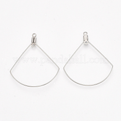 Tarnish Resistant 304 Stainless Steel Wire Pendants&nbsp;X-STAS-S103-11