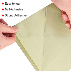Transparent PET Film Adhesive Paper Sticker&nbsp;AJEW-BC0005-28