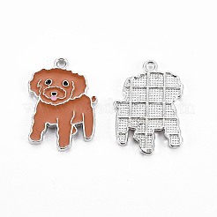 Rack Plating Alloy Enamel Pendants&nbsp;PALLOY-T075-164