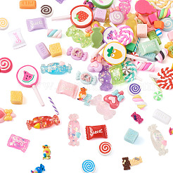 180Pcs 18 Style Resin Cabochons&nbsp;CRES-FW0001-02