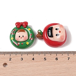 Christmas Opaque Resin Doll Decoden Cabochons&nbsp;RESI-S391-22