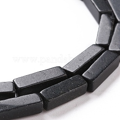 Synthetic Black Stone Beads Strands&nbsp;G-G837-16