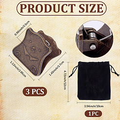 3Pcs Zinc Alloy Clips&nbsp;AJEW-CP0011-41