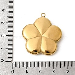 304 Stainless Steel Pendants&nbsp;STAS-B128-06G-01