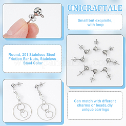 304 Stainless Steel Stud Earring Findings&nbsp;STAS-UN0060-01B